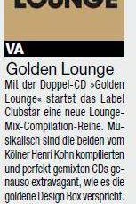 Golden Lounge Review, SMAG CLUBLIFE MAGAZIN, July 2013