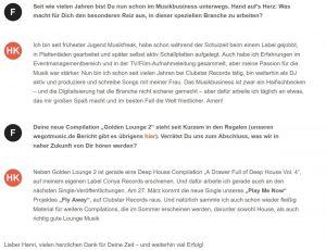 Interview on Wegotmusic.de 3/3