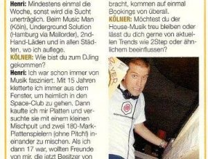 Kölner Illustrierte – Oktober 2000